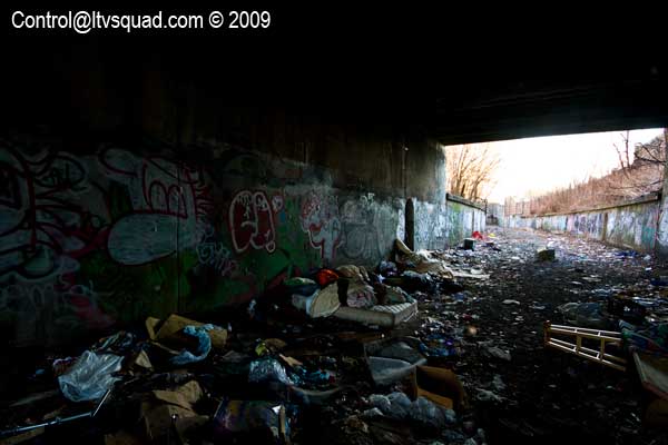 Homeless camp